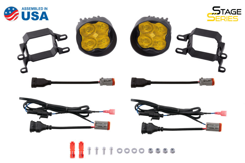 Diode Dynamics SS3 Sport Type B Kit - White SAE Fog DD6185