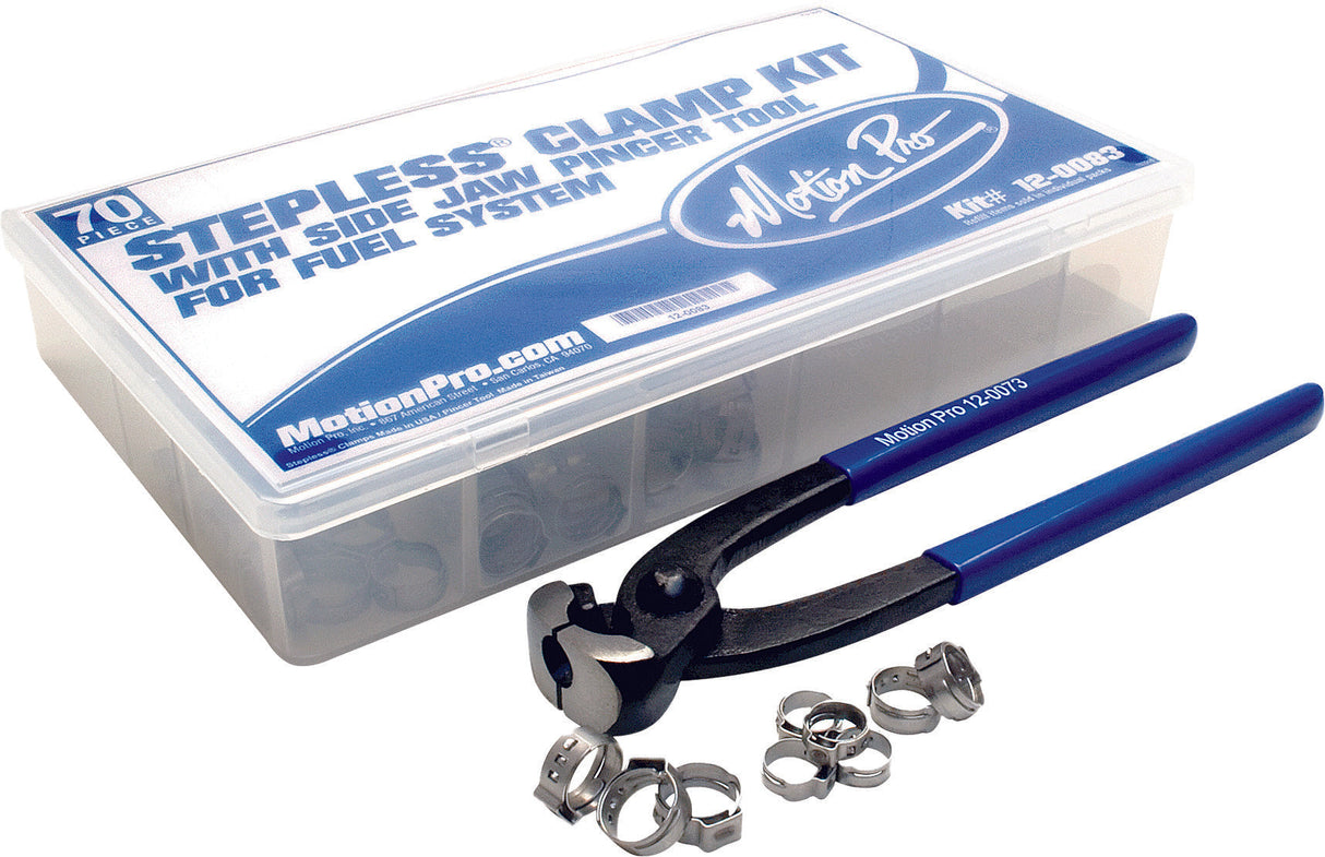 MOTION PROStepless Clamp Fuel Line Fittings Kit 80/Pc12-1983