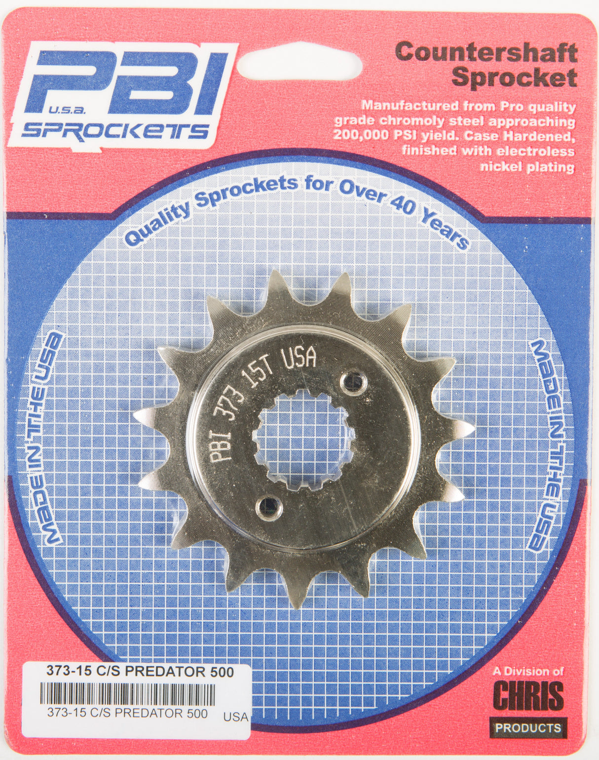 PBIFront Cs Sprocket Steel 15t-520 Pol373-15