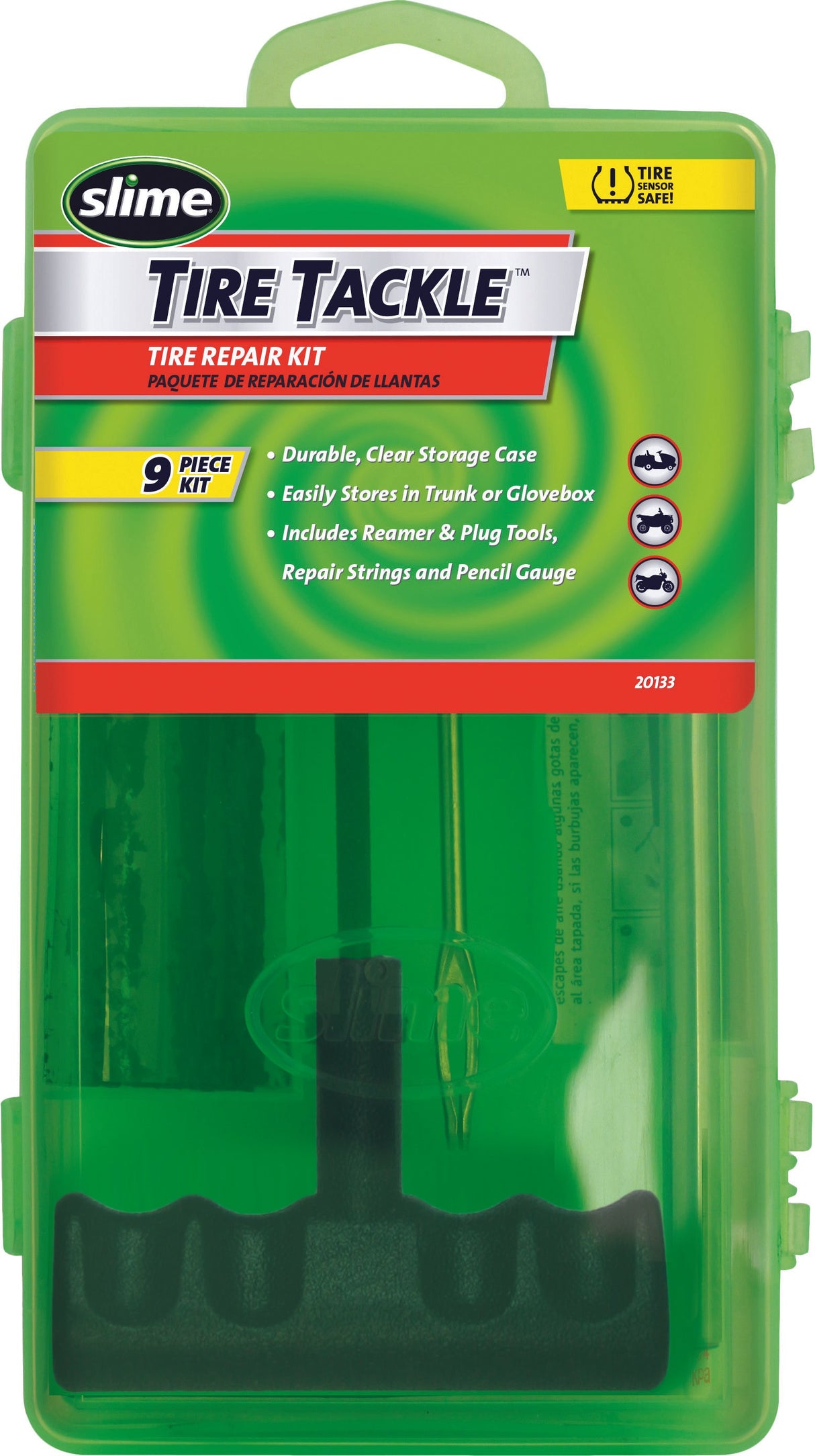 SLIME 9/Pc Tire Tackle T-Handle W/Box 20133