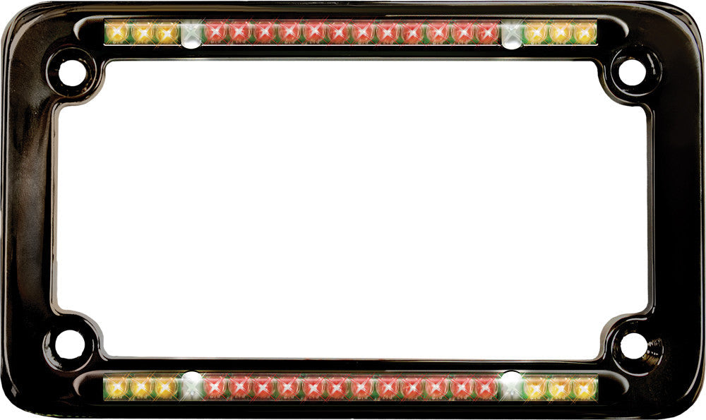 STREETFX Integrated Led License Plate Frame (Black) 1045788