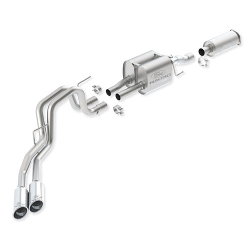 Ford Racing 2011-2014 F-150 SVT Raptor 6.2L Cat-Back Touring Exhaust System 145-inch WB M-5200-F15R145C