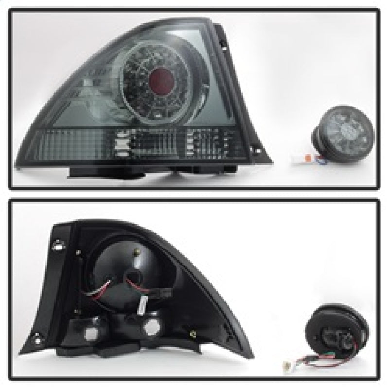 Spyder 01-03 Lexus IS300 LED Tail Lights w/Inner Trunk Lights - Smoke (ALT-YD-LIS300-LED-SET-SM) 5085054