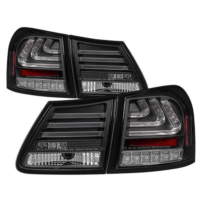 Spyder 07-11 Lexus GS 350 LED Tail Lights Black ALT-YD-LGS06-LED-BK 5082596