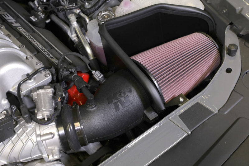 K&N 2018 Dodge Challenger Demon V8-6.2L F/I Aircharger Performance Intake 63-1577