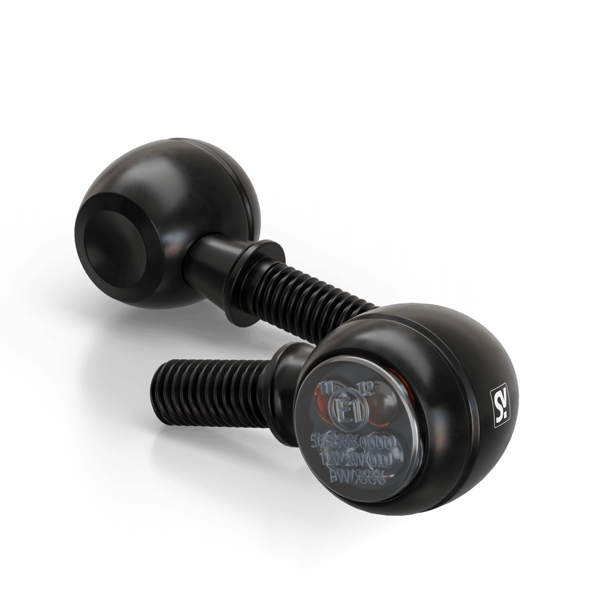 SHIN YO Circula-S Ts/Tail/Brake Light Pair Black 254-296