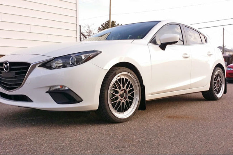 Rally Armor 14-18 Mazda 3/Speed3 Red UR Mud Flap w/ White Logo MF31-UR-RD/WH