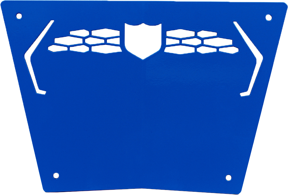 PRO ARMOR Front Sport Bumper Skid Plate Blue Pol P187P363PB