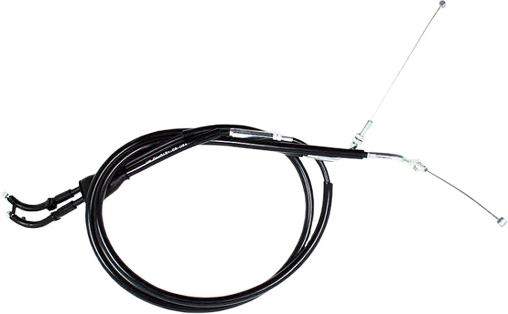 MOTION PROBlack Vinyl Throttle Push-Pull Cable Set04-0131