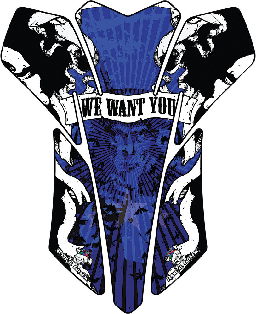 RASCAL GRAFIK Tank Pad (I Want You Blue) RA39387
