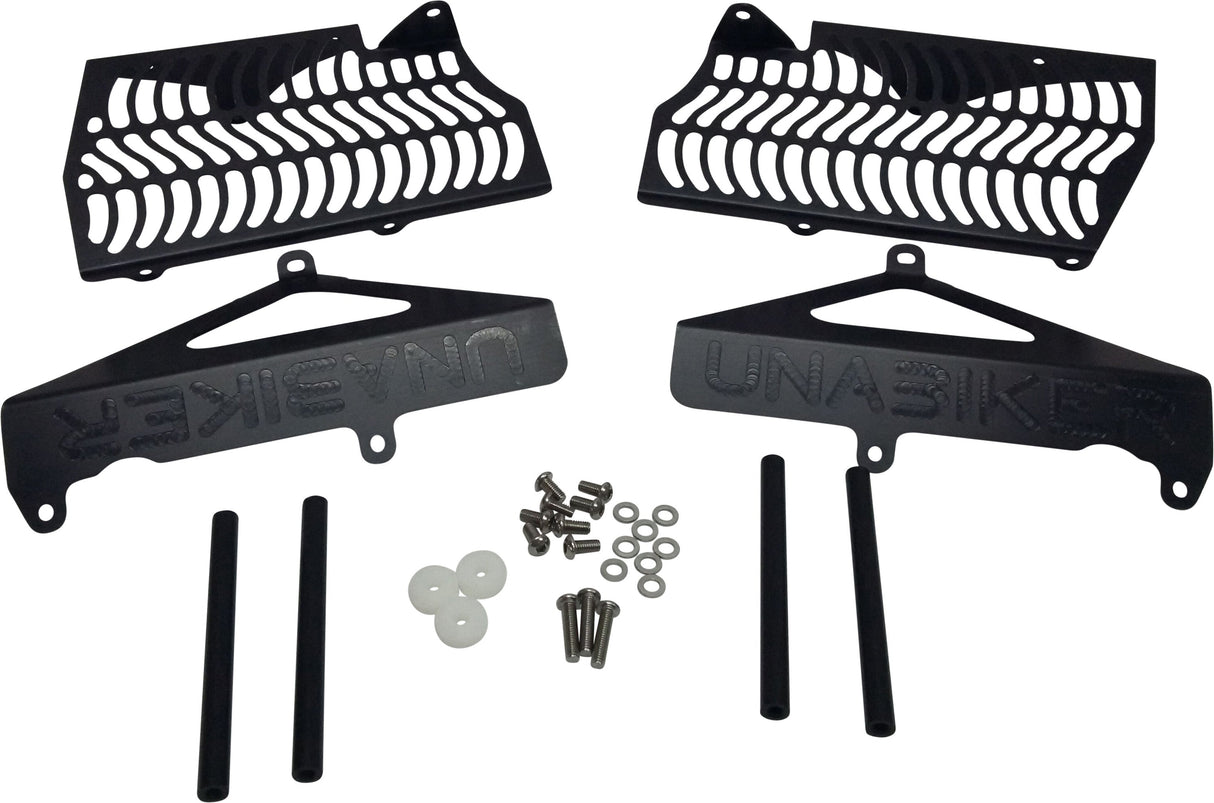 UNABIKER Radiator Guard (Black) HF250R2-K