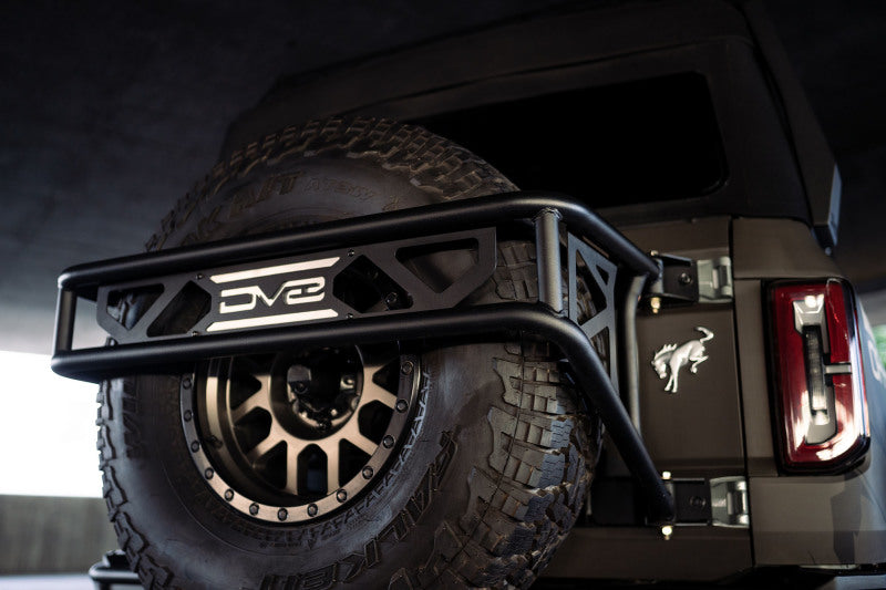 DV8 Offroad 21-23 Ford Bronco Spare Tire Guard & Accessory Mount TCBR-01