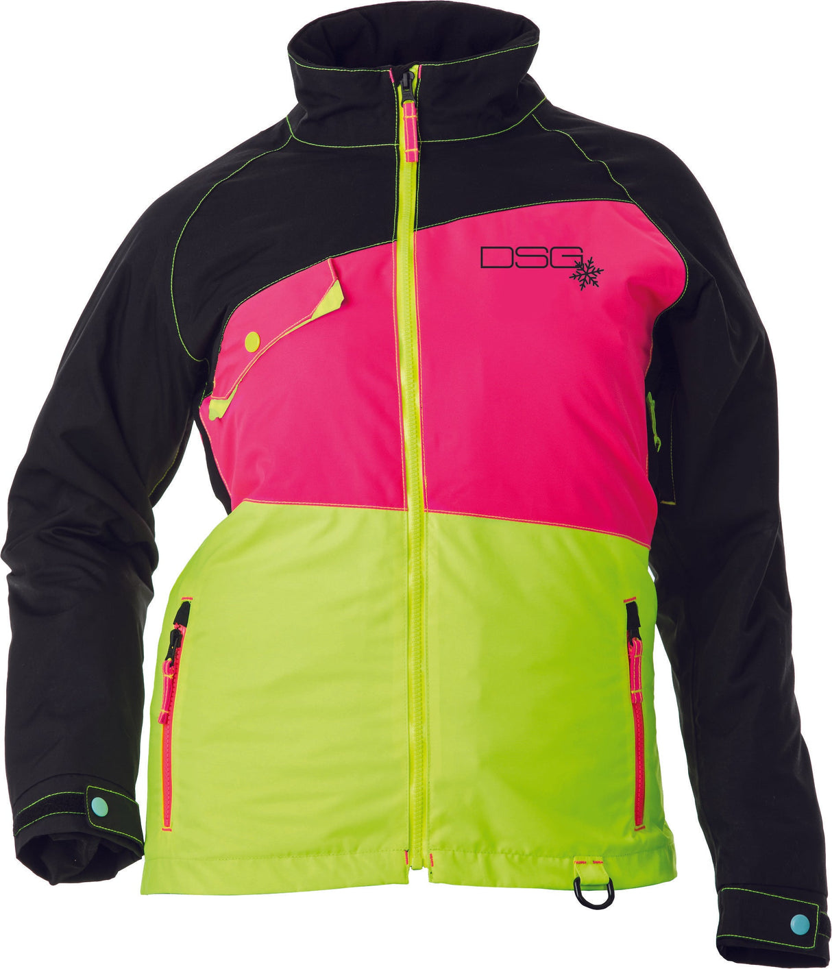 DSG Verge Jacket Black/Pink/Yellow 5x 51246