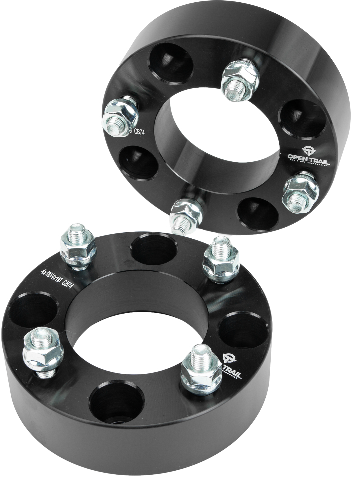 OPEN TRAILWheel Spacer 1.5" 4/110 Stud: 10mm X 1.25mmAC-06654BK