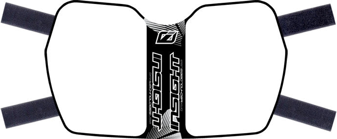 INSIGHT Side Number Plates Black INPLFPLWHBK