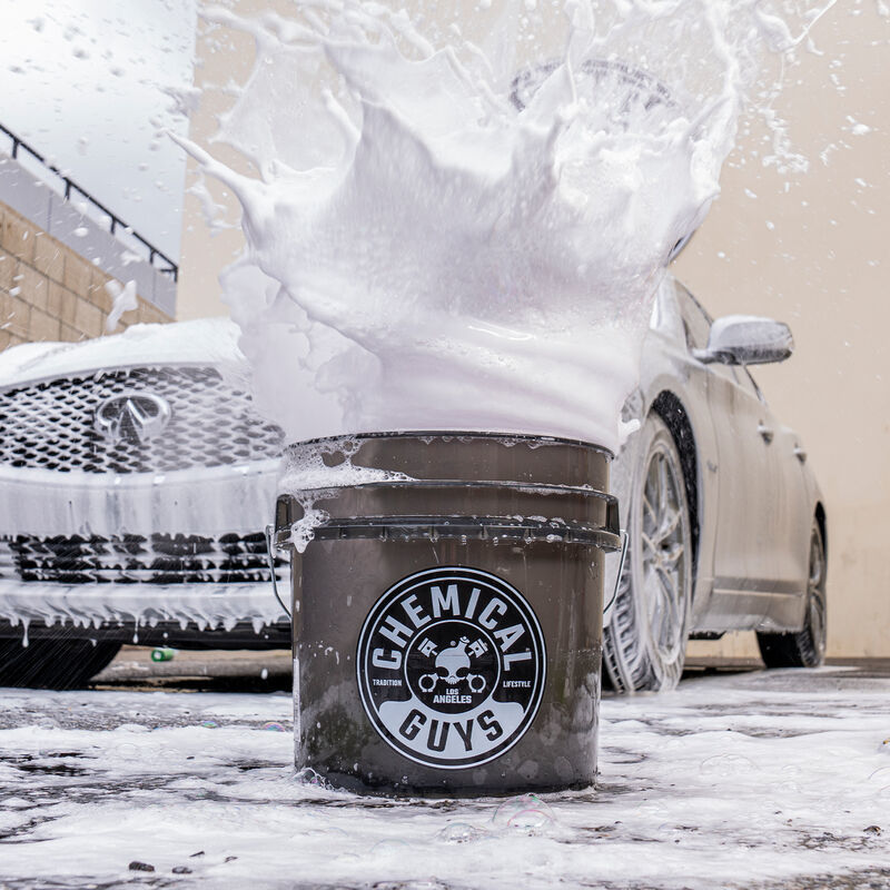 Chemical Guys Heavy Duty Detailing Bucket Smoked Black (4.5 Gal) ACC108