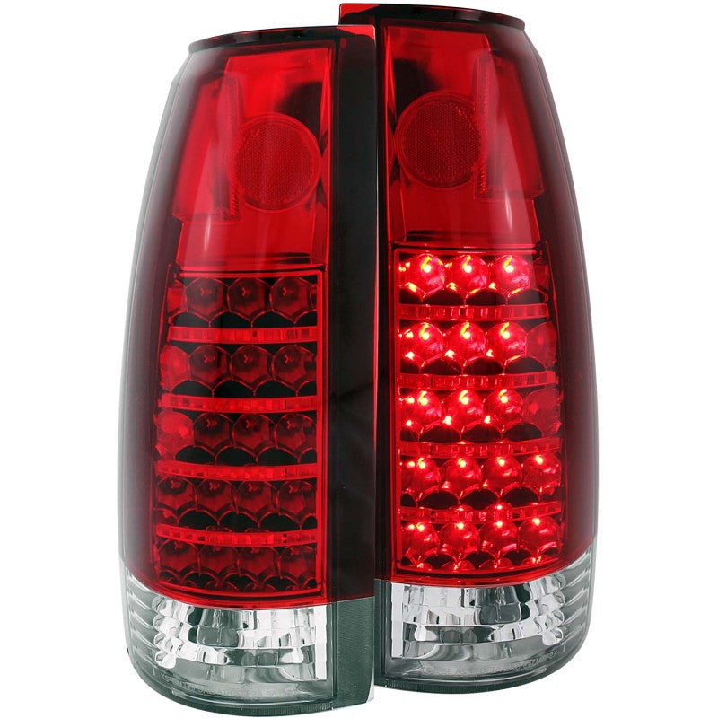 ANZO 1999-2000 Cadillac Escalade LED Taillights Red/Clear 311057