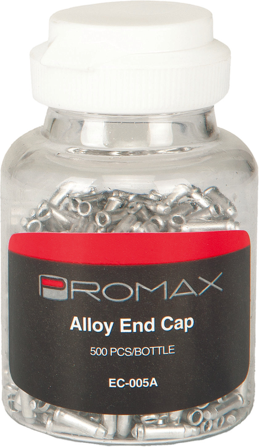 PROMAX Alloy End Caps Silver 500/Pcs PX-BC14EC005-AL