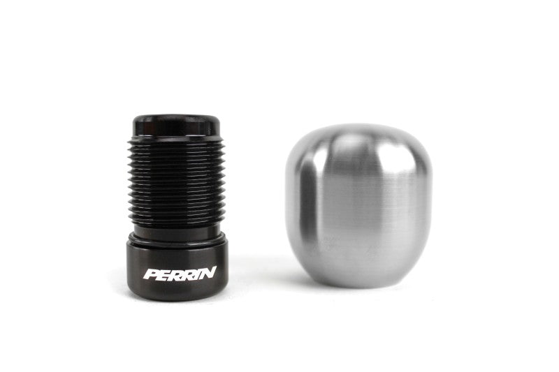 Perrin 15-22 Subaru WRX 1.85in. SS Barrel Shift Knob (w/Rattle Fix) - Brushed PSP-INR-132-2