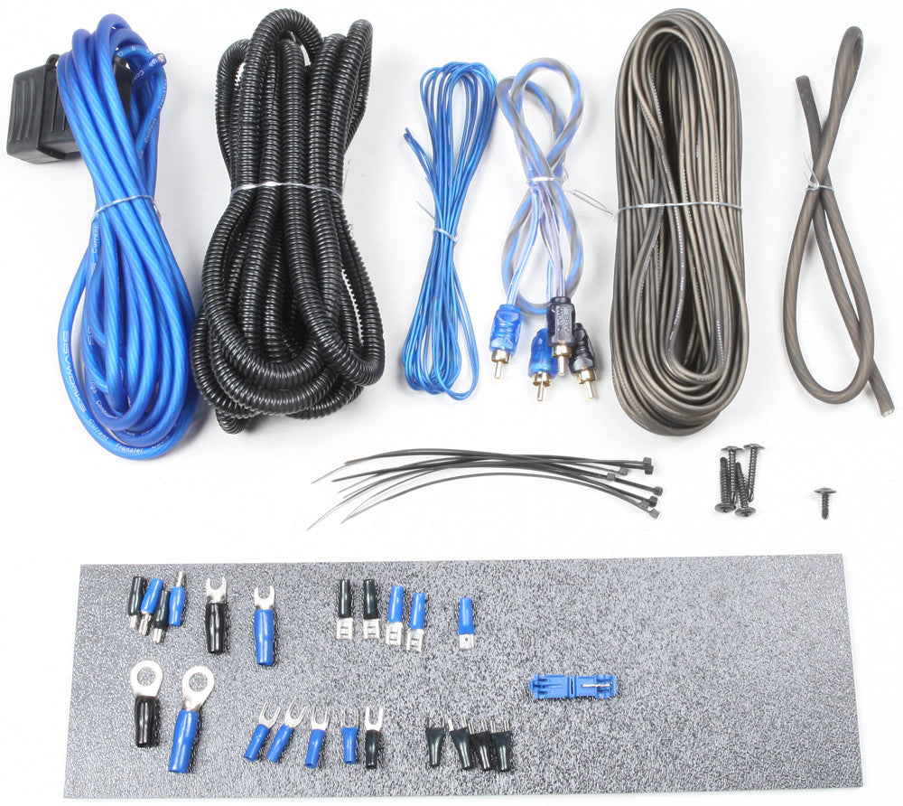 SSV WORKS Cam-Am Amp Wiring Kit W/Mounting Brackets CM-AMPKIT8
