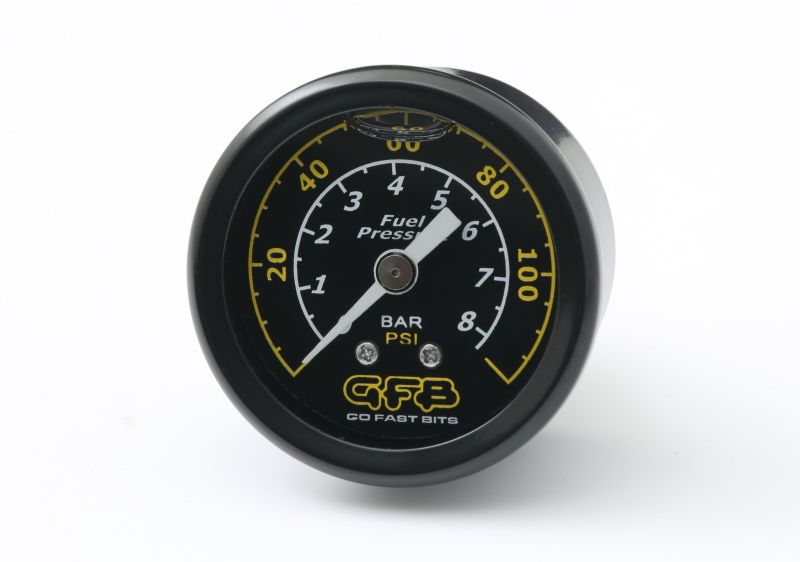 GFB Fuel Pressure Gauge (Suits 8050/8060) 40mm 1-1/2in 1/8MPT Thread 0-120PSI 5730