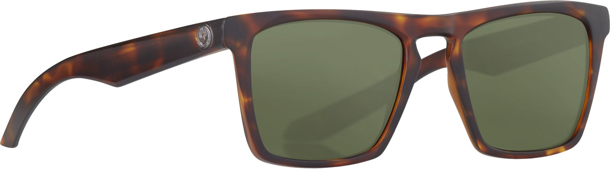DRAGON Drac Sunglasses Tortoise W/Green Lens 350715320244