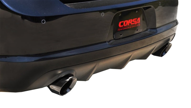 Corsa 12-13 Dodge Charger SRT-8 6.4L V8 Black Xtreme Cat-Back Exhaust 14464BLK