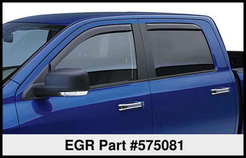 EGR 2016-2017 Toyota Tacoma In-Channel Window Visors - Smoked (575081) 575081