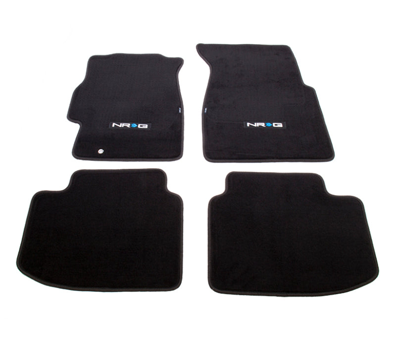 NRG Floor Mats - 96-00 Honda Civic 2DR &3DR (NRG Logo) - 4pc. FMR-130NRG