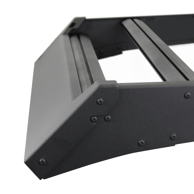 Go Rhino 16-23 Toyota Tacoma DC Ceros Low Profile Roof Rack - Tex. Blk 5933000T