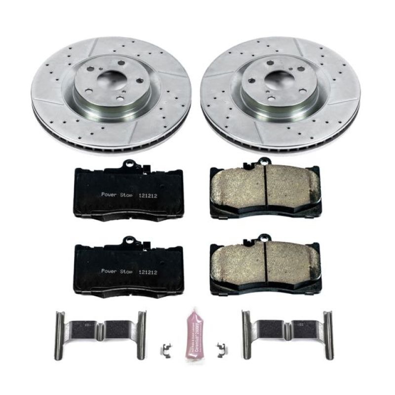 Power Stop 13-19 Lexus GS350 Front Z23 Evolution Sport Brake Kit K6355