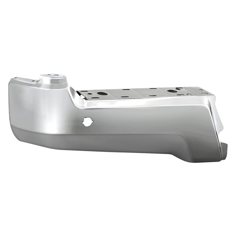 XTune 17-19 Ford F250/ F350 Rear Left Bumper Cap End w/ Sensor Hole - Chrome RB-FF25017-BEWS-L 9048999