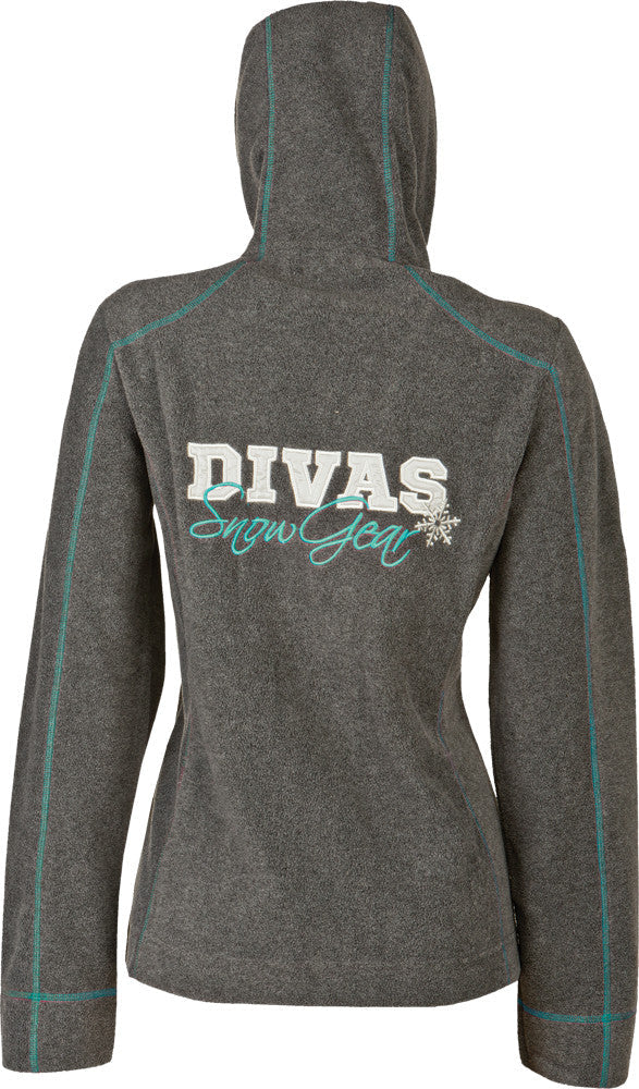 DSG Hooded Fleece Grey/Blue L 12675