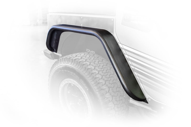 DV8 Offroad 07-18 Jeep Wrangler JK Front & Rear Flat Tube Fenders FENDB-02