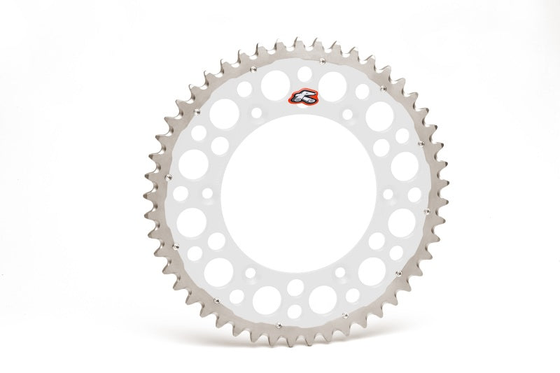 Renthal 15-22 Yamaha WR 250F/ YZ 250F/FX/ 2005 YZ450F Rear Twinring - Silver 520-51 Teeth 1500-520-51GPSI