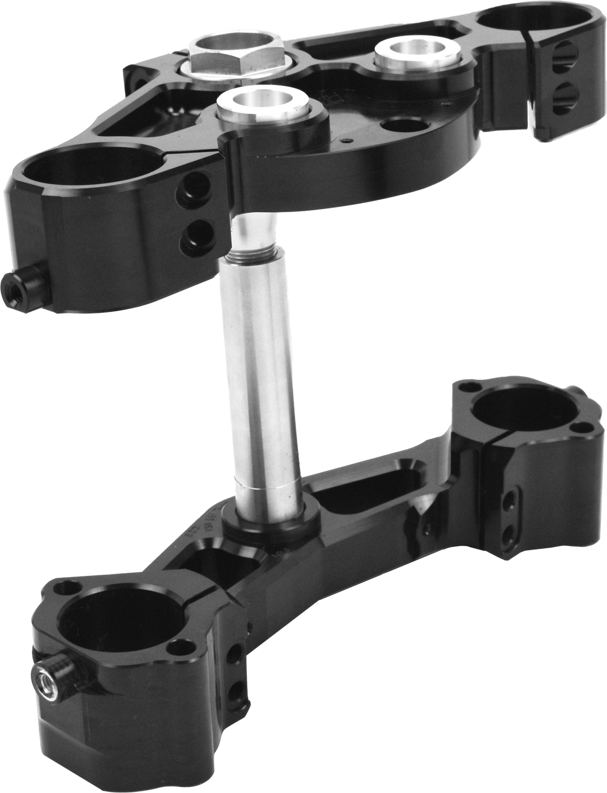 HAWG HALTERS INC Dominator Tree Set Stock Repl Black Flt 14-Up 49mm 49FLAR3-SR14