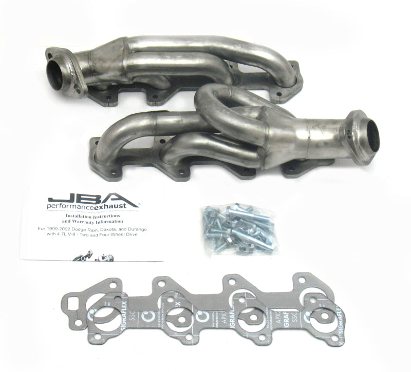 JBA 04-07 Dodge Dakota 4.7L PowerTech 1-1/2in Primary Raw 409SS Cat4Ward Header 1949S-2