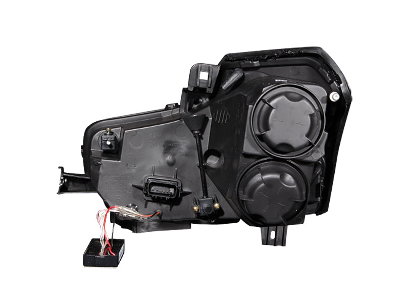 ANZO 2003-2007 Cadillac Cts Projector Headlights w/ Halo Black 121415