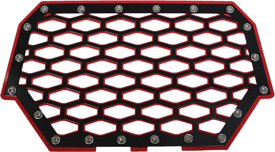 MODQUAD2-Panel Front Grill (Black/Red)RZR-FG2-RD