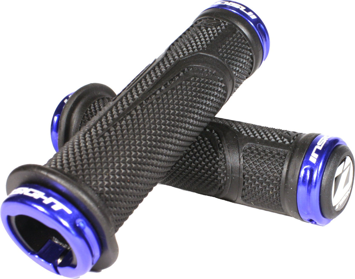 INSIGHT Cogs Lock-On Grips 145mm Black/Blue INGPLO145BKBL