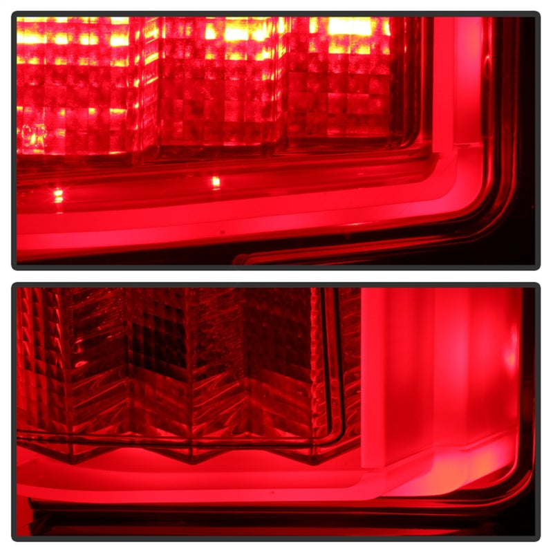 Spyder 18-19 Ford F-150 (w/o Blind Spot Sensor) LED Tail Lights - Red Clear (ALT-YD-FF15018-LED-RC) 5085764