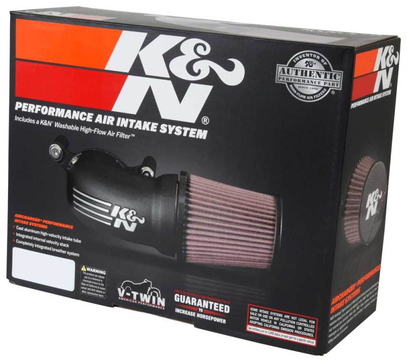 K&N 08-17 Harley Davidson Touring Models Performance Air Intake System 57-1134