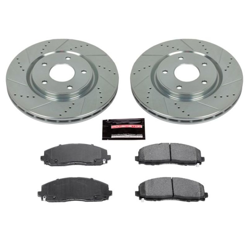 Power Stop 17-19 Chrysler Pacifica Front Z23 Evolution Sport Brake Kit K5959