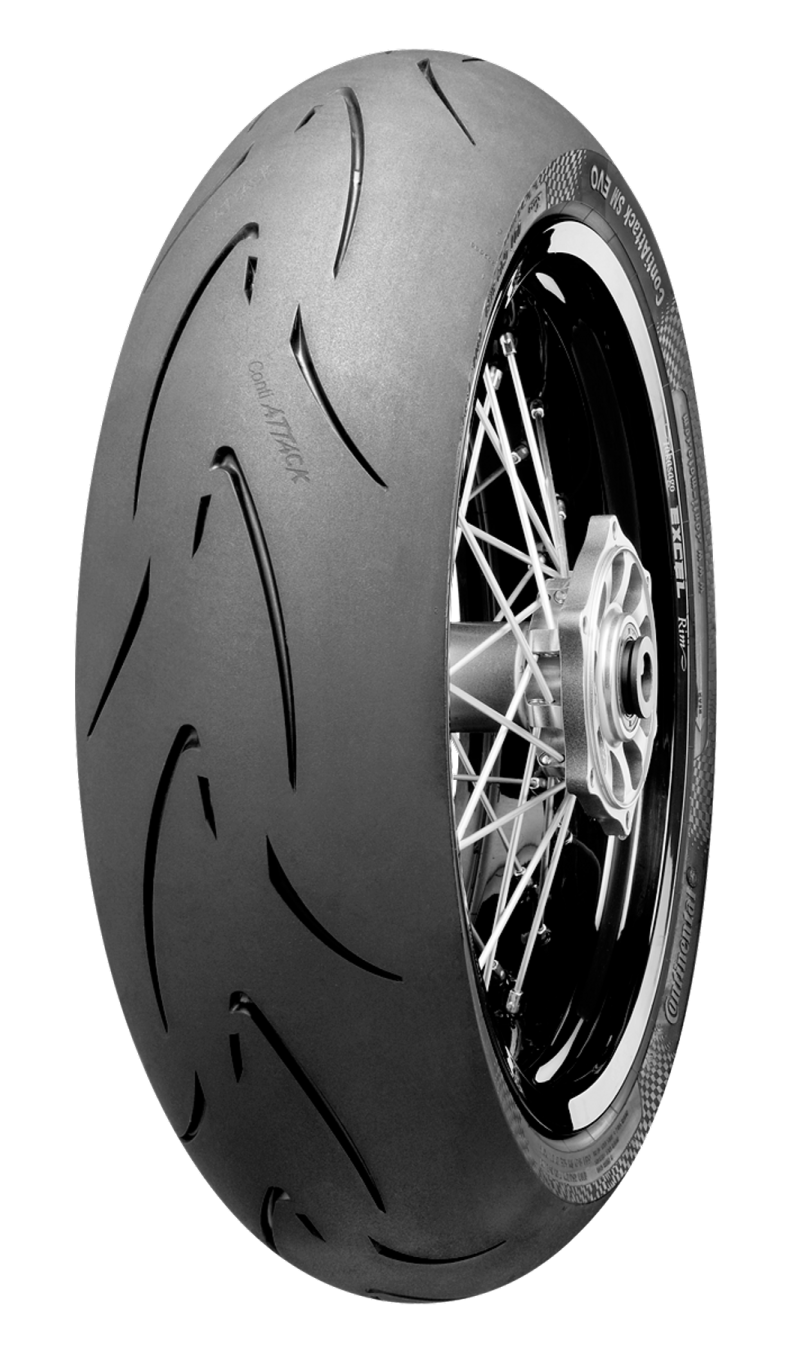 Continental ContiAttack SM EVO Rear Tire - 140/70 R17 M/C 66H TL 2445750000