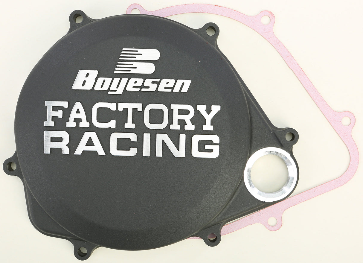 BOYESEN Factory Racing Clutch Cover Black CC-06CB