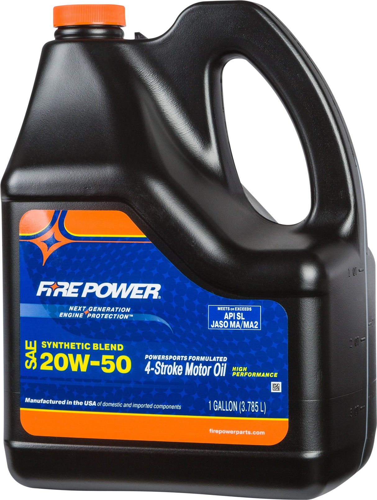 FIRE POWER Synthetic Blend 4-Stroke Oil 20w-50 Gal 4/Case 196976