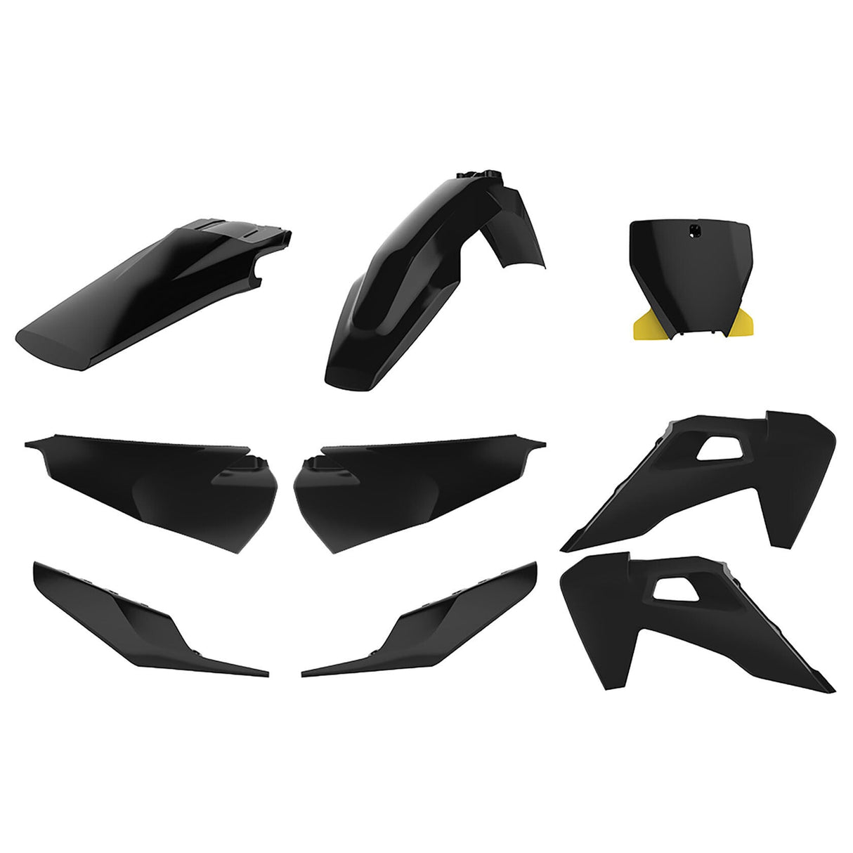 POLISPORT Plastic Body Kit Black 90798