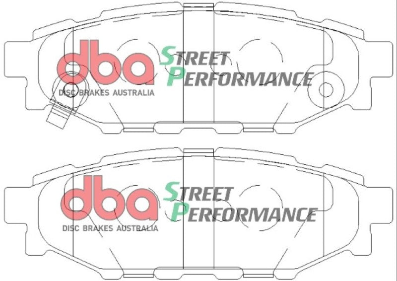 DBA 08 Subaru WRX SP500 Rear Brake Pads DB1803SP