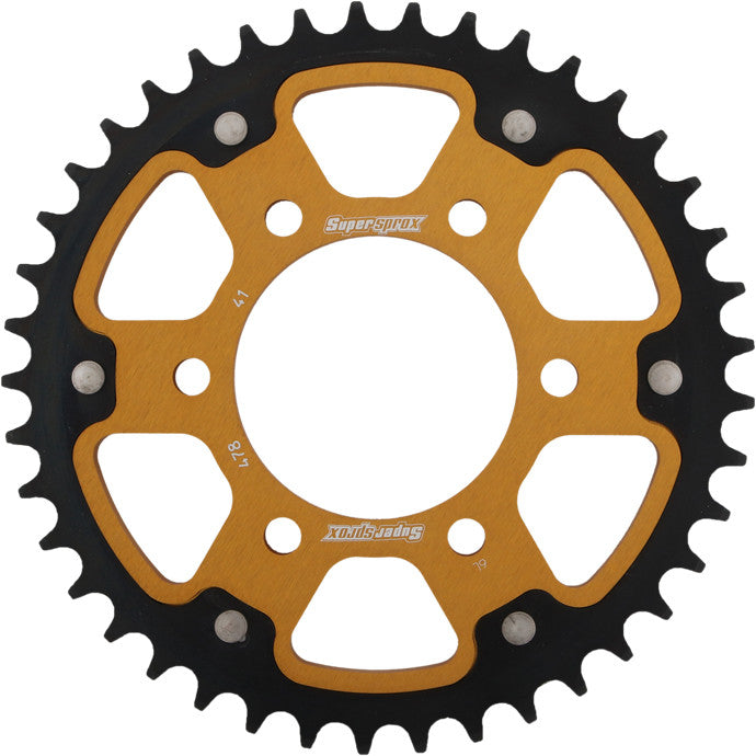SUPERSPROX Rear Stealth Sprocket Alu/Stl 41t-530 Gld Kaw/Suz/Yam RST-479-41-GLD