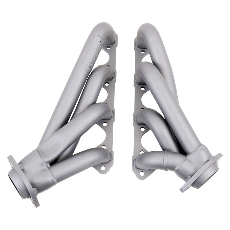BBK 79-93 Mustang 351 Swap Shorty Unequal Length Exhaust Headers - 1-5/8 Titanium Ceramic 1511